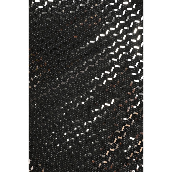 Feeling Flashy Black and Silver Sequin Cutout Bodycon Mini Dress - XS - Picture 3 of 5